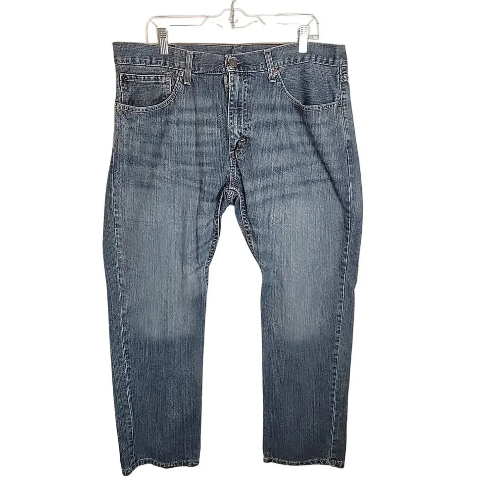 Levi's Blue Denim Straight Leg 559 Relaxed Fit Western Jeans Men's Size 36x30‎